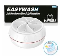 EasyWash™ Mini machine à laver 2 en 1 avec USB, portable, portable, à ultrasons, pour le camping et les voyages