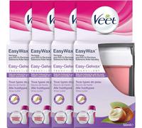 - Easywax - 4 Recharges De Cire Chaude Epilation 50Ml - Bras & Jambes - Beurre De Karité[Z76]