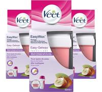 Easywax - Recharges De Cire Chaude Epilation 50Ml - Bras & Jambes - Beurre De Karité (3 Recharges)[Z73]