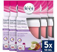 Easywax - Recharges De Cire Chaude Epilation - Bras & Jambes - Beurre De Karité (5 Recharges 50Ml)[Z75]