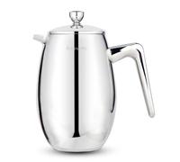 Easyworkz Nando Cafetière à piston isotherme à double paroi en acier inoxydable, 700 ml, argent