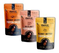 EAT Anytime Mindful Protein Energy Balls Variety Pack, 30% Whey Protein, Pack of 3 - 300g (10 Protein Balls x 10g)