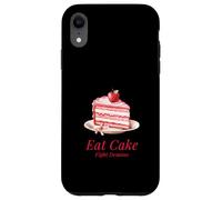 Eat Cake Fight Demons (déclaration Amusante) Coque pour iPhone XR