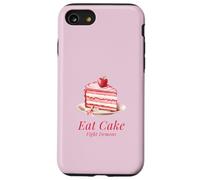 Eat Cake Fight Demons (déclaration Bizarre et drôle) Coque pour iPhone SE (2020) / 7/8