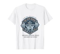 Eat Gym Répétition - Emblème géométrique Moderne d'entraînement T-Shirt