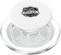 Eat More Plants Do More Yoga - Vegan Mindset PopSockets PopGrip pour MagSafe