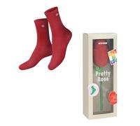 EAT MY SOCKS - Chaussettes originales et amusantes - Design en forme de rose - Chaussettes basses - Confort et durabilité - Idéal pour les hommes et les femmes - Tailles 36 à 45-1 paire
