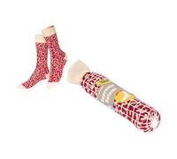 EAT MY SOCKS - Chaussettes originales et amusantes - Design en forme de saucisse - Chaussettes hautes - Confort et durabilité - Idéal pour les hommes et les femmes - Taille 36 à 45-1 paire