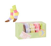 EAT MY SOCKS - Chaussettes originales et amusantes - Design Macaroni - Chaussettes de longueur moyenne - Confort et durabilité - Idéal pour les hommes et les femmes - Tailles 36 à 45-1 paire