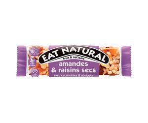 Eat Natural Barre fruits amandes cacahuètes raisins secs & abricots - Lot de 12 barres de 40 g