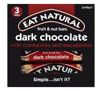 Eat Natural Dark Chocolate with Cranberries & Macadamias Bars (3x45g) by Eat Natural