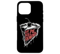 Eat Pie Kill Demons - Inspiration Supernatural Coque pour iPhone 16 Pro Max