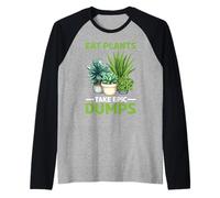 Eat Plants Take Epic Dumps Vegan Healthy Vegetarian - Manche Raglan