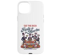 Eat Rich Day of The Dead - Anti-Greed Social Justice Coque pour iPhone 15 Plus