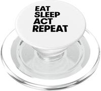 Eat Sleep Act Repeat PopSockets PopGrip pour MagSafe