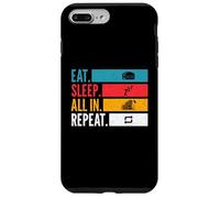 Eat Sleep All-in-Repeat Poker : état d'esprit et Motivation Coque pour iPhone 7 Plus/8 Plus