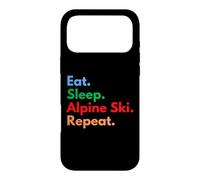 Eat Sleep Alpine Ski Repeat pour skieurs alpins Coque pour iPhone 17 Pro Max