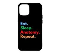 Eat Sleep Anatomy Repeat pour Les étudiants et Les Amateurs d'anatomie Coque pour iPhone 12/12 Pro