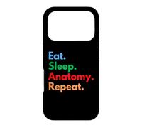 Eat Sleep Anatomy Repeat pour Les étudiants et Les Amateurs d'anatomie Coque pour iPhone 17 Pro