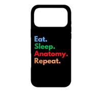 Eat Sleep Anatomy Repeat pour Les étudiants et Les Amateurs d'anatomie Coque pour iPhone 17 Pro Max