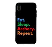 Eat Sleep Archery Repeat pour Les Archers et Les Amateurs de tir à l'arc Coque pour iPhone XS Max