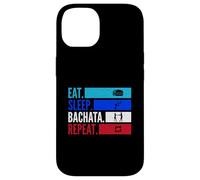 Eat Sleep Bachata Repeat Couple de Danse avec Chaussures de Danse Festival Coque pour iPhone 14