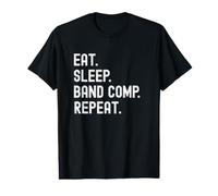 Eat Sleep Band Comp Repeat Mom Dad T-Shirt Graphique avec Valeur