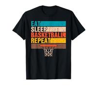 Eat. Sleep. Basketball. Repeat. Basketball Youths Bball T-Shirt