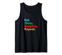 Eat Sleep Beagling Repeat pour Les Chasseurs et Les Amoureux de Chiens Beagle Débardeur