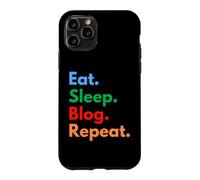 Eat Sleep Blog Repeat pour Les blogueurs et Les Amateurs de blogs Coque pour iPhone 11 Pro