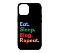 Eat Sleep Blog Repeat pour Les blogueurs et Les Amateurs de blogs Coque pour iPhone 12/12 Pro