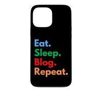 Eat Sleep Blog Repeat pour Les blogueurs et Les Amateurs de blogs Coque pour iPhone 13 Pro Max