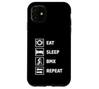 Eat Sleep BMX Repeat Coque pour iPhone 11