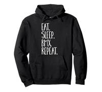 Eat. Sleep. BMX Repeat Riding Dirt Jump Bike Racing Garçon Fille Sweat à Capuche