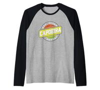 Eat Sleep Capoeira Répétition Danse Acrobatie Arts Martiaux Manche Raglan
