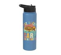 Eat Sleep Carp No Regrets Pêche à la carpe Stainless Steel Insulated Water Bottle