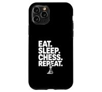 Eat Sleep Chess Repeat Funny pour Les Amateurs de Jeux de société Coque pour iPhone 11 Pro