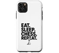 Eat Sleep Chess Repeat Funny pour Les Amateurs de Jeux de société Coque pour iPhone 11 Pro Max