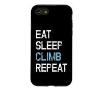 Eat Sleep Climb Repeat Blocage Escalade Libre Grimper Coque pour iPhone SE (2020) / 7/8