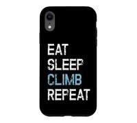 Eat Sleep Climb Repeat Blocage Escalade Libre Grimper Coque pour iPhone XR