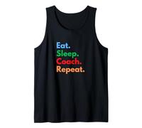 Eat Sleep Coach, entraîneurs Professionnels réguliers, Amateurs de Coaching Débardeur