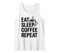 Eat Sleep Coffee Repeat Débardeur