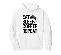 Eat Sleep Coffee Repeat Sweat à Capuche