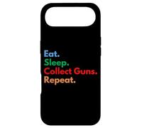 Eat Sleep Collect Guns Repeat pour Les collectionneurs et Les propriétaires d'armes Coque pour iPhone Air