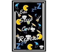 Eat Sleep Cook Repeat: Mixed Drink Recipe Notebook,Home Bartenders Notebook, Favorite Blank Recipe Book/Journal-Notebook,100 Pages, 6x9 Lined Papers.