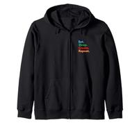 Eat Sleep Create Repeat pour Les créateurs, concepteurs et inventeurs Sweat à Capuche