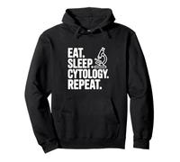 Eat Sleep Cytology Repeat Fun Science Lover Sweat à Capuche