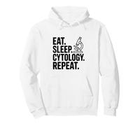 Eat Sleep Cytology Repeat Fun Science Lover Sweat à Capuche