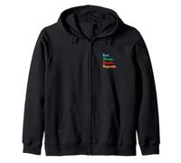 Eat Sleep Draw Repeat pour Les Artistes, Les Designers et Les Amateurs d'art Sweat à Capuche