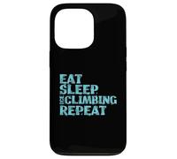Eat Sleep : Escalade sur Glace, Escalade sur Glace répétée Coque pour iPhone 13 Pro